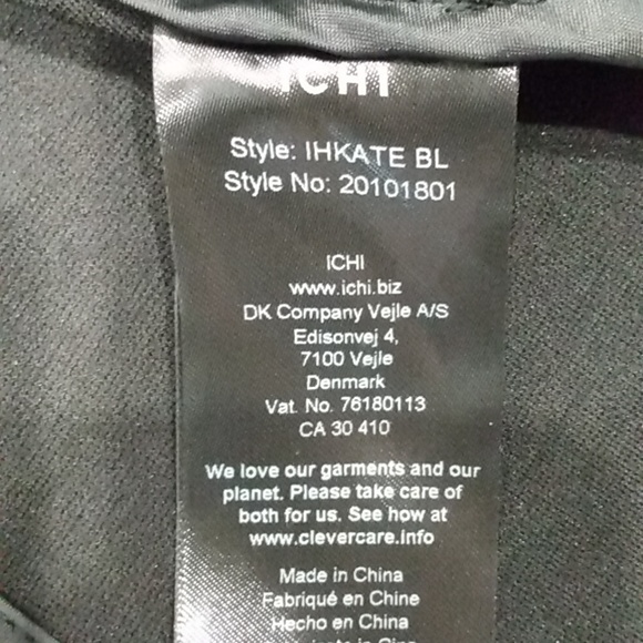 Ichi Ihkate Blazer Jacket Black XL Cardigan - Picture 15 of 16